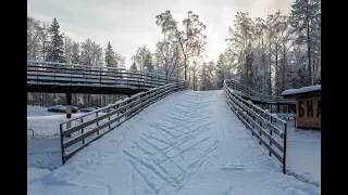 Зимняя панорама парк-отель Пересвет