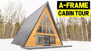 UNIQUE CUSTOM BUILT A-FRAME CABIN! Modern 1,200sqft Cabin (Full Tour)