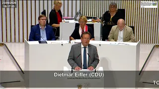 DIETMAR EIFLER, Förderung Erdöl und Erdgas im Küstenmeer, CDU-Fraktion, Landtag MV, 23.09.2020