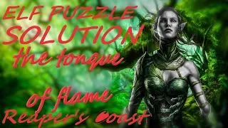 Divinity: Original Sin 2 - Elf Puzzle - The Tongue of Flame - Reapers Coast