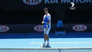 Novak Djokovic -  Perfect imitation ever of Maria Sharapova