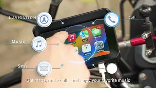 Ottocast | CarPlay Lite C5 SE Portable Motorcycle Wireless CarPlay/Android Auto Screen