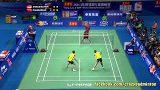 All-You-Can-Eat Smashes Rally (SF XD T Ahmad L Natsir vs Zhang N Zhao YL 2013 BWF Championships)