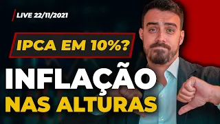 IBOVESPA RENOVA MÍNIMA DO ANO! | Mercado vê IPCA de 10% em 2021 e no limite da meta em 2022