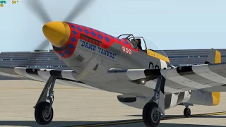 Landing Tips Skunkcrafts P-51D Mustang XP11