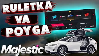 MAJESTIC 1/ TEST DRIVE TESLA MODEL X VA RULETKA AYLANTIRDIM/GTA 5 ROLE PLAY
