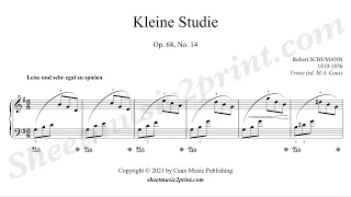 Schumann : Kleine Studie, op. 68, no. 14