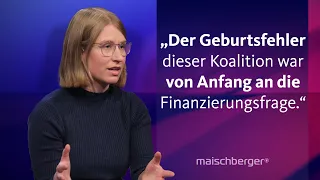 Svenja Appuhn und Wolfgang Kubicki diskutieren über Sozial- und Klimapolitik | maischberger