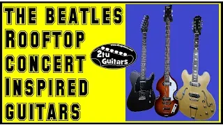 The Beatles Rooftop Concert Inspired Guitars