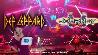 Def Leppard - Journey - LIVE Co-Headlining Tour 2018 NYC & NJ *cramx3 concert experience*