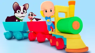 Big & Small Colorful Train and more educational videos - Your Friend Cuquin