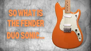 Does The Fender Duo Sonic Sound Like A Stratocaster Or Telecaster?