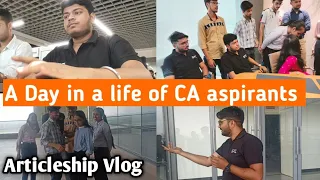 A Day in a life of CA student | Chartered Accountant  | A Fun Day in a Articleship Journey | VLOG |