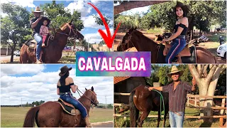 MINHA PRIMEIRA CAVALGADA + PASSEIO NA ROÇA + ALMOÇO NA SOGRA | MEU DOMINGO | MEIGA E INDELICADA