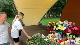 'Her Hand Was Still Warm': Remembering Victims Of Deadly Russian Strike On Chernihiv