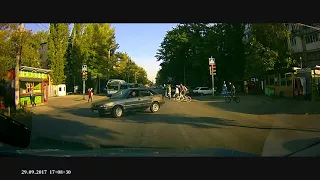 Авария на генерала Петрова Одесса. 29.09.17. 17:08.