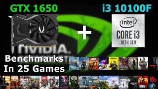 How Good Is 2023's Most Popular GPU? i3 10100F + GTX 1650 - Test In 25 Games