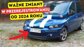 Będziesz musiał przerejestrować auto w 2024 roku!