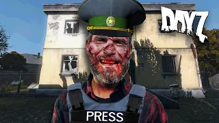 Pretending to be a dead zombie in DayZ official servers.