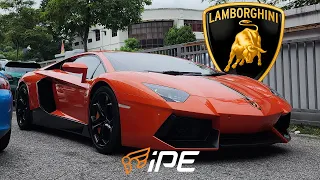 INSANE IPE EXHAUST LAMBORGHINI AVENTADOR LP700 | EXTREMELY LOUD AND HUGE FLAMES