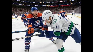 The Cult of Hockey's "Oil defend well, attack poorly vs Van" podcast