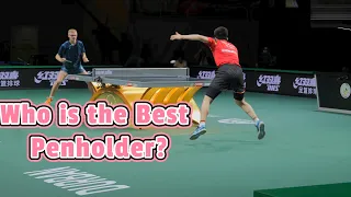 Battle of the Penholders Dang Qiu vs Felix Lebrun| Best Points from Best Angle!