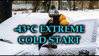 Extreme Cold Starts Compilation | s.3 ep.19 | -43*C | Заводим холодный двигатель в мороз -43*C