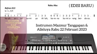 Instrumen Mazmur Tanggapan ( EDISI BARU ) - Rabu Abu 22 Februari 2023