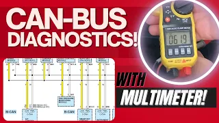 Test CAN BUS With a Multimeter | Quick & Easy | CAN Bus Resistance, Voltage & Short to Ground Test