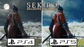 Sekiro: Shadows Die Twice PS5 VS PS4 Graphics Comparison Gameplay 4K/PlayStation 5 VS PlayStation 4