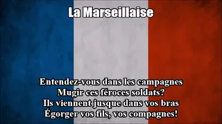 French National Anthem - La Marsellaise (With Lyrics!)