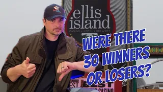 Hitting Jackpots at Ellis Island in a 30-Person Group Pull