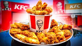 КРЫЛЫШКИ KFC В КАЗАНЕ НА КОСТРЕ. ENG SUB