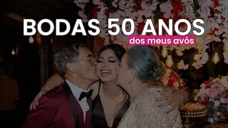 Bodas de Ouro - 50 Anos de Casados - Libânio & Maria ( dei uma bodas de presente pro meus avós)