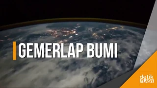 Gemerlap Cahaya Bumi Dilihat dari Angkasa