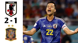 Higlights Japan Vs Spain - All Goals & HD highlights