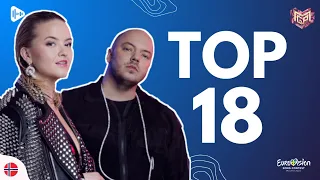 MGP 2024 - TOP 18 - Before Live Performance - Norway 🇧🇻 - Eurovision 2024
