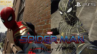 MARVEL SPIDERMAN REMASTERED novos trajes sem volta para casa