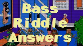 Bass riddle -  Answers (medley cover)