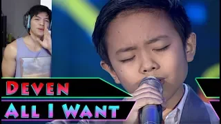 DEVEN - All I Want (Kodaline) - Indonesian Idol Junior 2018 - RandomPHDude Reaction