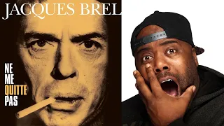 First Time Hearing Jacques Brel - Ne me quitte pas Reaction