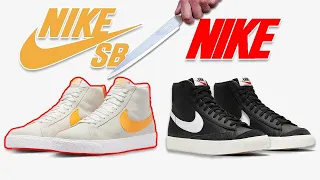 Are they really different? Nike Blazer vs Nike SB Blazer
