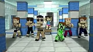 Minecraft man (parody of Psy gentle man)