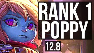 POPPY vs CAMILLE (TOP) | Rank 1 Poppy, 11/2/12, Legendary, 500+ games | NA Challenger | 12.8