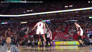 FlightReacts To BULLS at HEAT | #SoFiPlayIn | FULL GAME HIGHLIGHTS | April 19, 2024!