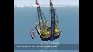 Saipem 7000 J Lay Animation