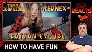 Red Reacts To Tommy Johansson | COTTON EYE JOE (Rednex)