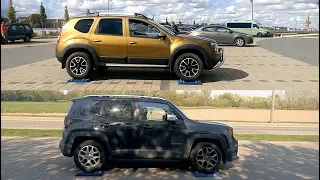 SLIP TEST - Dacia Duster 4WD vs Jeep Renegade Active Drive - @4x4.tests.on.rollers