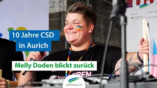 10 Jahre CSD in Aurich - Melly Doden blickt zurück