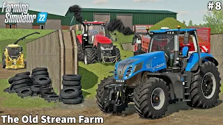 New Tractor New Holland T8, Feeding Animals, Harvesting MaizeSilage│The Old Stream│FS 22│Timelapse#8